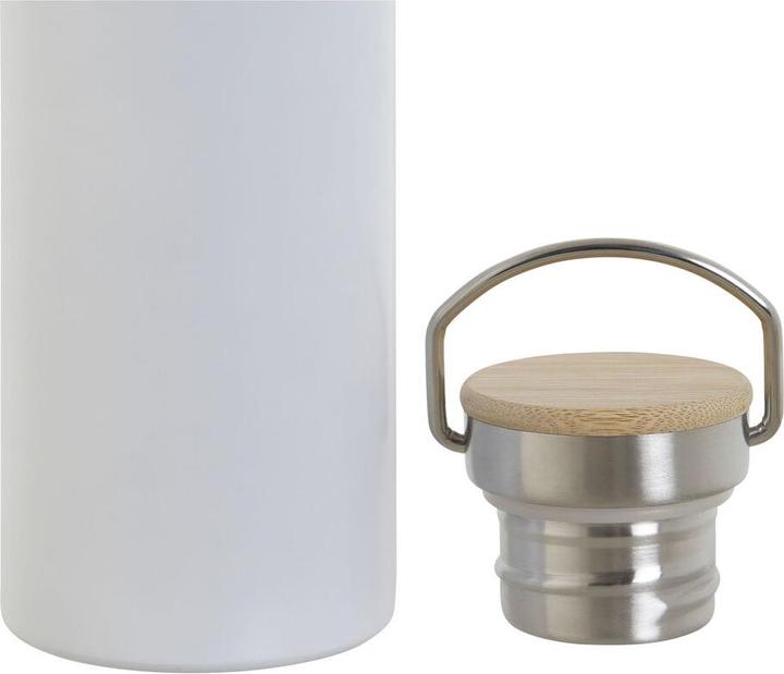 Produktbild Esprit Wasserflasche Home Weiss Beige natürlich Bambus Edelstahl 500 ml (2 Stück) (0.50 l)