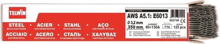 Image du produit Telwin Électrodes rutiles D3,2mm 4kg