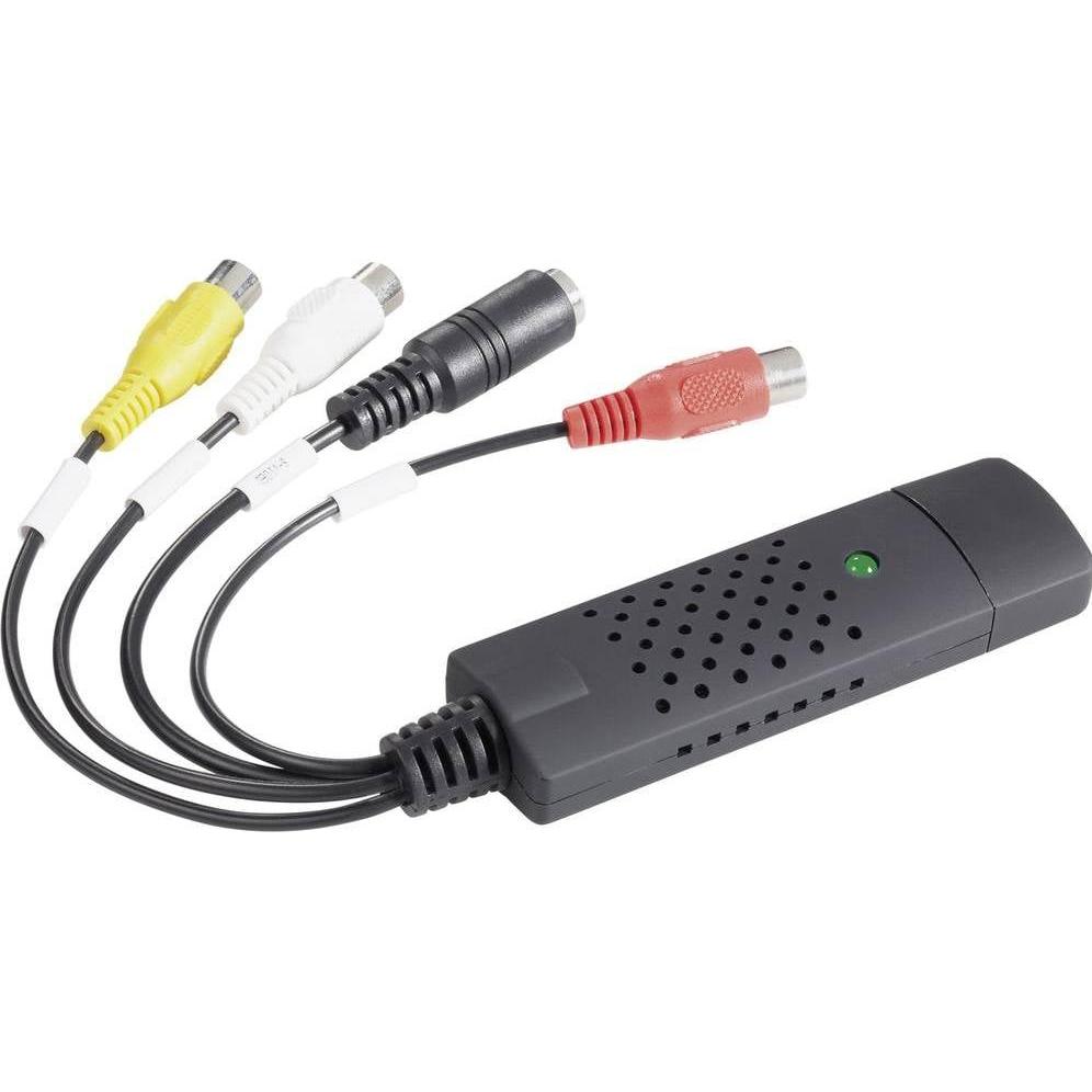 Thumbnail - Renkforce RF-VC-120 Video Grabber inkl. Video-Bearbeitungssoftware, Plug und Pl (PC), Game Recorder