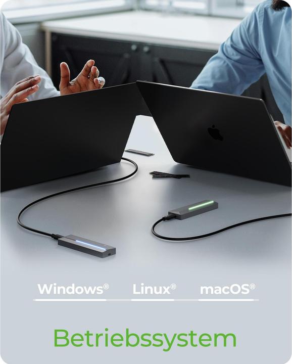 Produktbild Icy Box Geh. IcyBox für NVMe M.2/SATA SSD 10Gbps USB3.2 GEN2 Type-C (M.2)