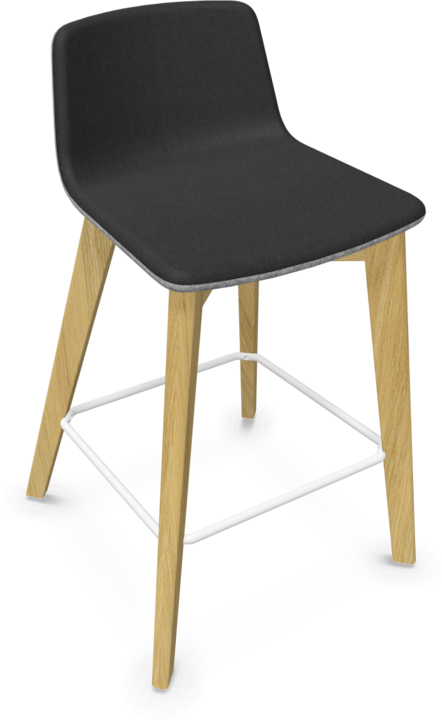 Black, White, Light Grey Melange, Ash natural light grey stained