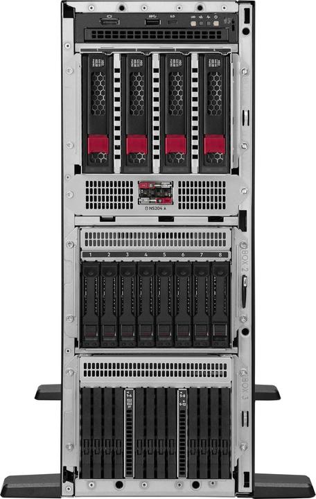 Actual product image HPE E ProLiant Compute ML350 Gen12, Intel Xeon 6515P, 16c, -R, 8SFF, MR408i-o, SSD (64 GB, Tower Server)
