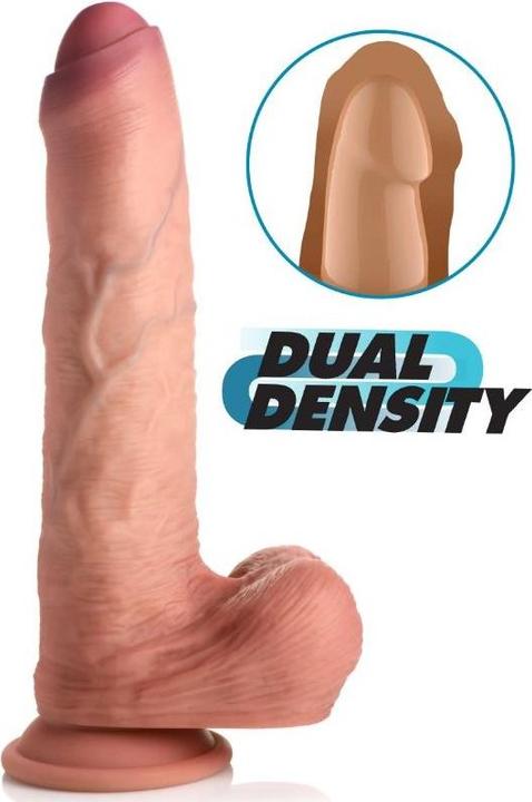 Produktbild Pipedream Dildo Penis Mit Hoden Doppelter Dichte Ungeschnittenes Fleisch 25 cm