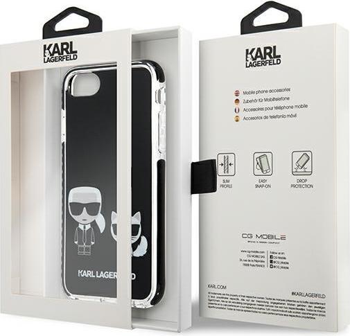 Image du produit Karl Lagerfeld case for iPhone 7 / 8 / SE 2020 / SE 2022 KLHCI8TPEKCK hard case black Karl & Choupet (Apple iPhone SE (3ème génération), Apple iPhone SE (2ème génération), Apple iPhone 7)