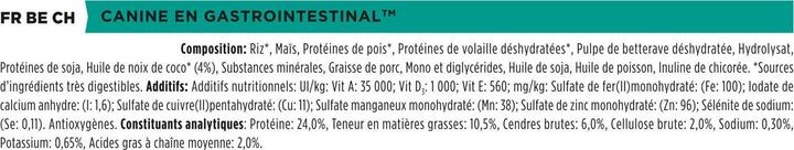 Image du produit Purina Pro Plan Veterinary Diets EN Gastrointestinal 12 kg (Adulte, 1 pcs, 12000 g)