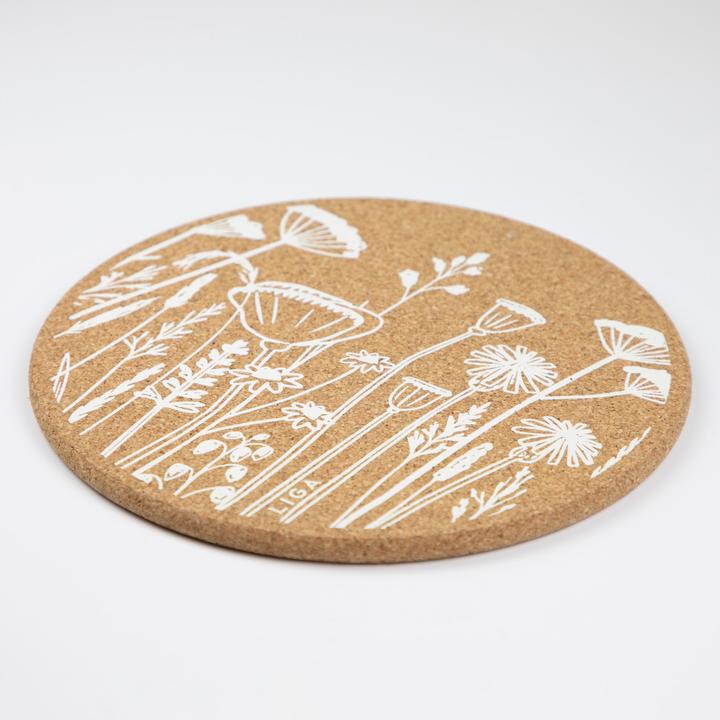 Produktbild Liga Tischset/Untersetzer CORK FLOWERS