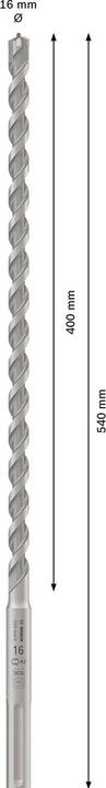 Immagine prodotto Bosch Professional Zubehör Trapano a percussione SDS max-4 16 x 400 x 540 mm (16 millimetri)
