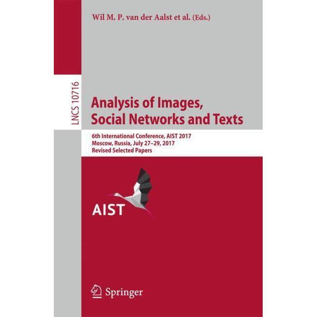 Analysis of Images, Social Networks and Texts, Fachbücher