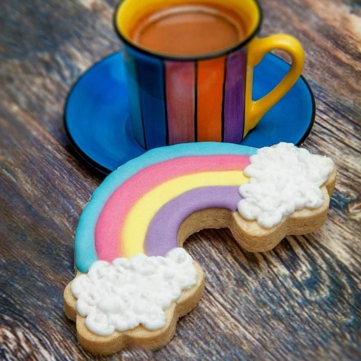 Produktbild Creative Party Ausstecher Regenbogen, 12 x 7 cm