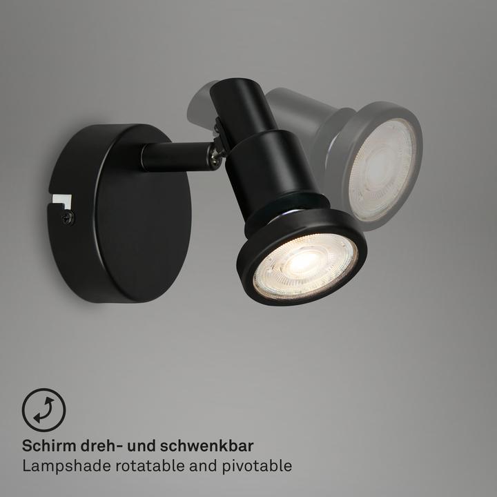 Produktbild Briloner LED Spot, schwarz, 1xLED/GU10/4,8W (400 lm, GU10)