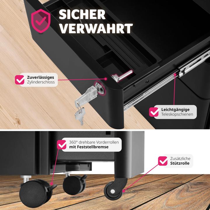 Actual product image tectake Parvus (30 x 50 x 59.5 cm)