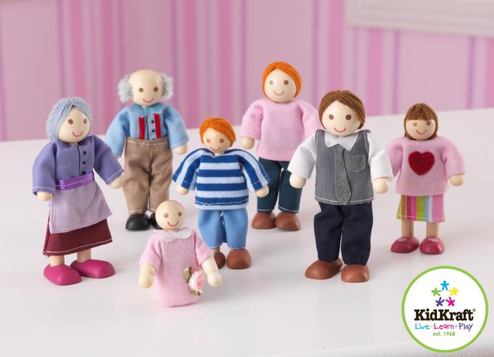 Produktbild KidKraft Puppenfamilie 7-köpfig