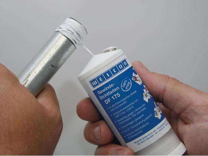 Actual product image Weicon DF 175 Thread sealing thread Colour (0.10 kg, White, 175 ml)