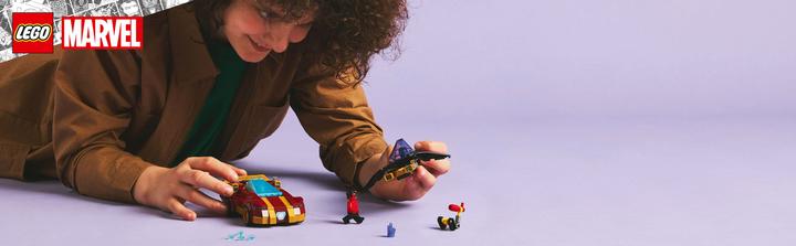 Produktbild LEGO Iron Man Auto und Black Panther vs. Red Hulk (76310, LEGO Marvel)