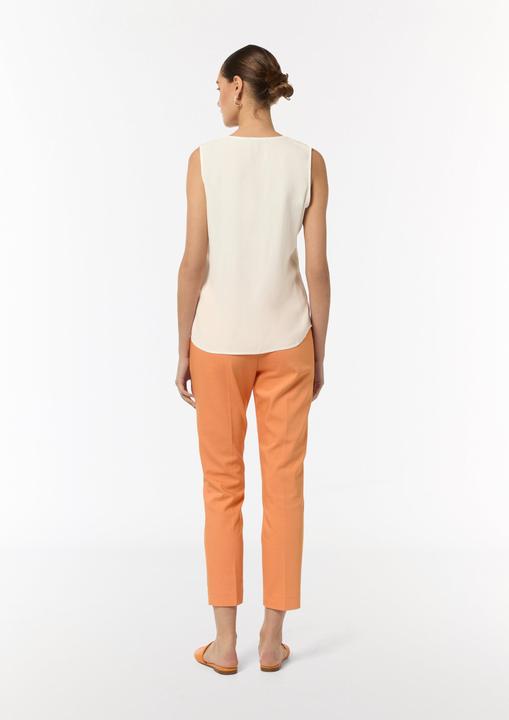 Produktbild Comma Bluse V-Neck-Top aus Crêpe (40)