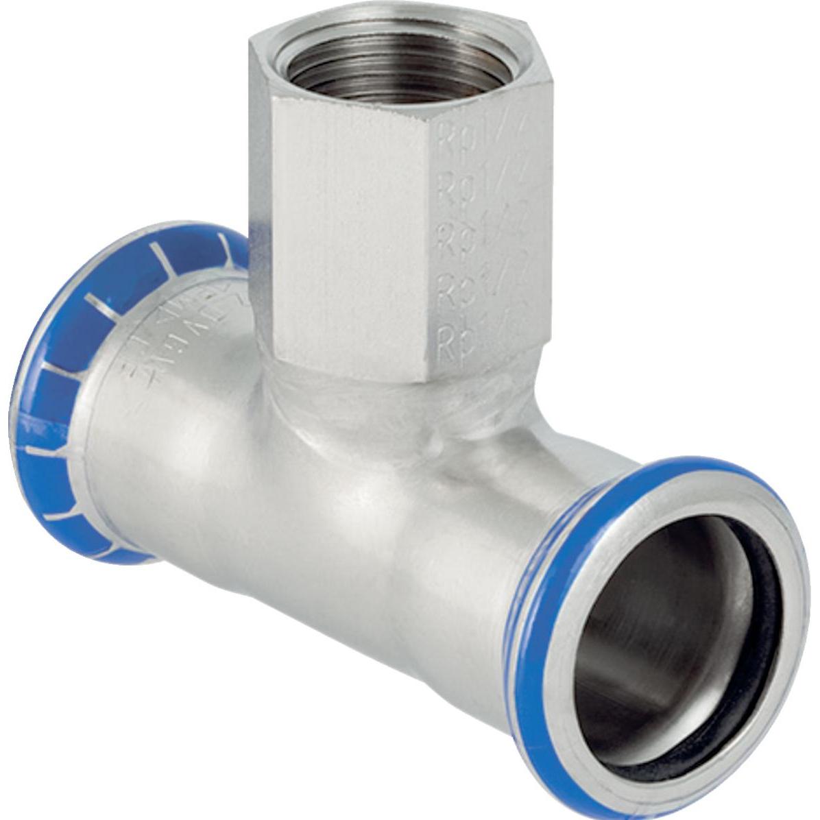 Geberit, Zubehör Sanitärinstallation, Tee sf 88,9-3/4"-88,9mm m/m Mapress