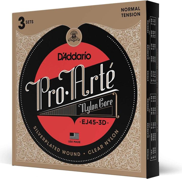 Produktbild D'Addario Ej45-3d (18x, Gitarre, 0.04")