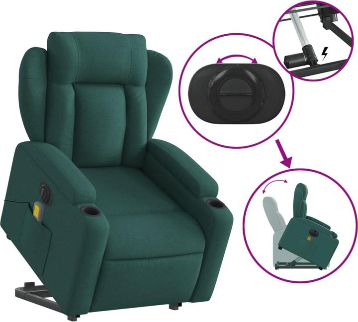 Image du produit vidaXL Massagesessel mit Aufstehhilfe