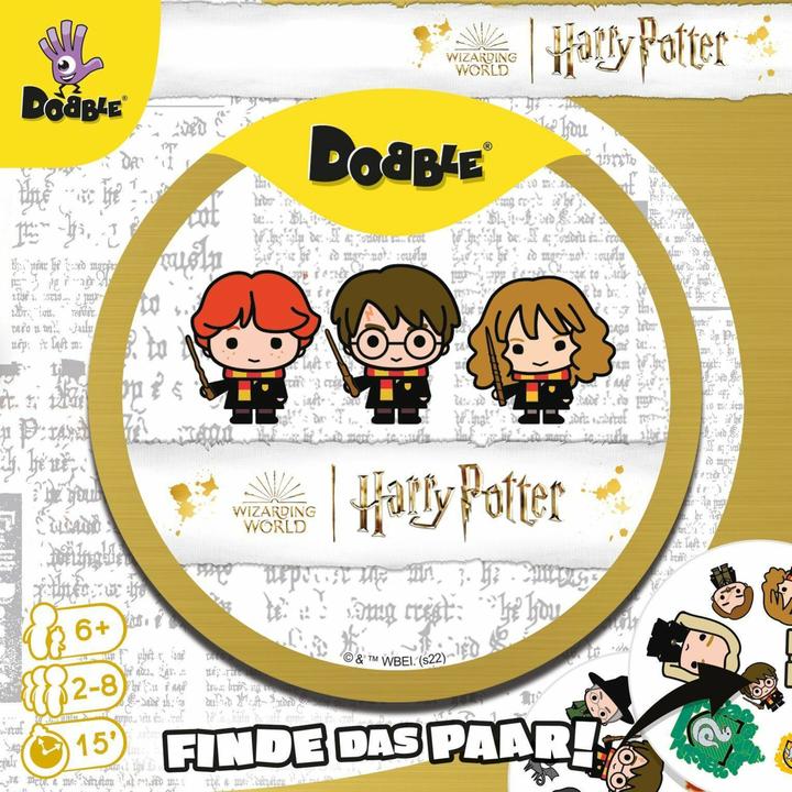 Produktbild Zygomatic ZYGD0025 - Dobble Harry Potter, Kartenspiel, für 2-8 Spieler, ab 6 Jahren (DE-Ausgabe) (Deutsch, 2 - 8 Spieler)
