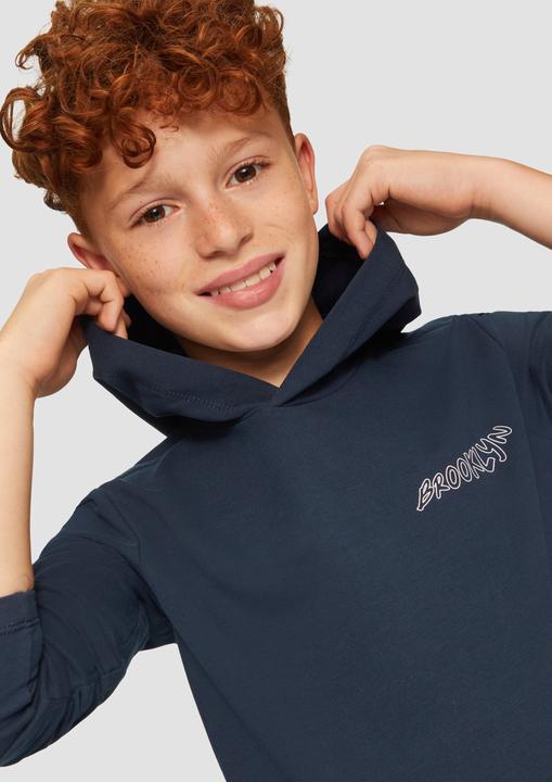 Produktbild s.Oliver T-Shirt Hoodie mit Rückenprint (M)