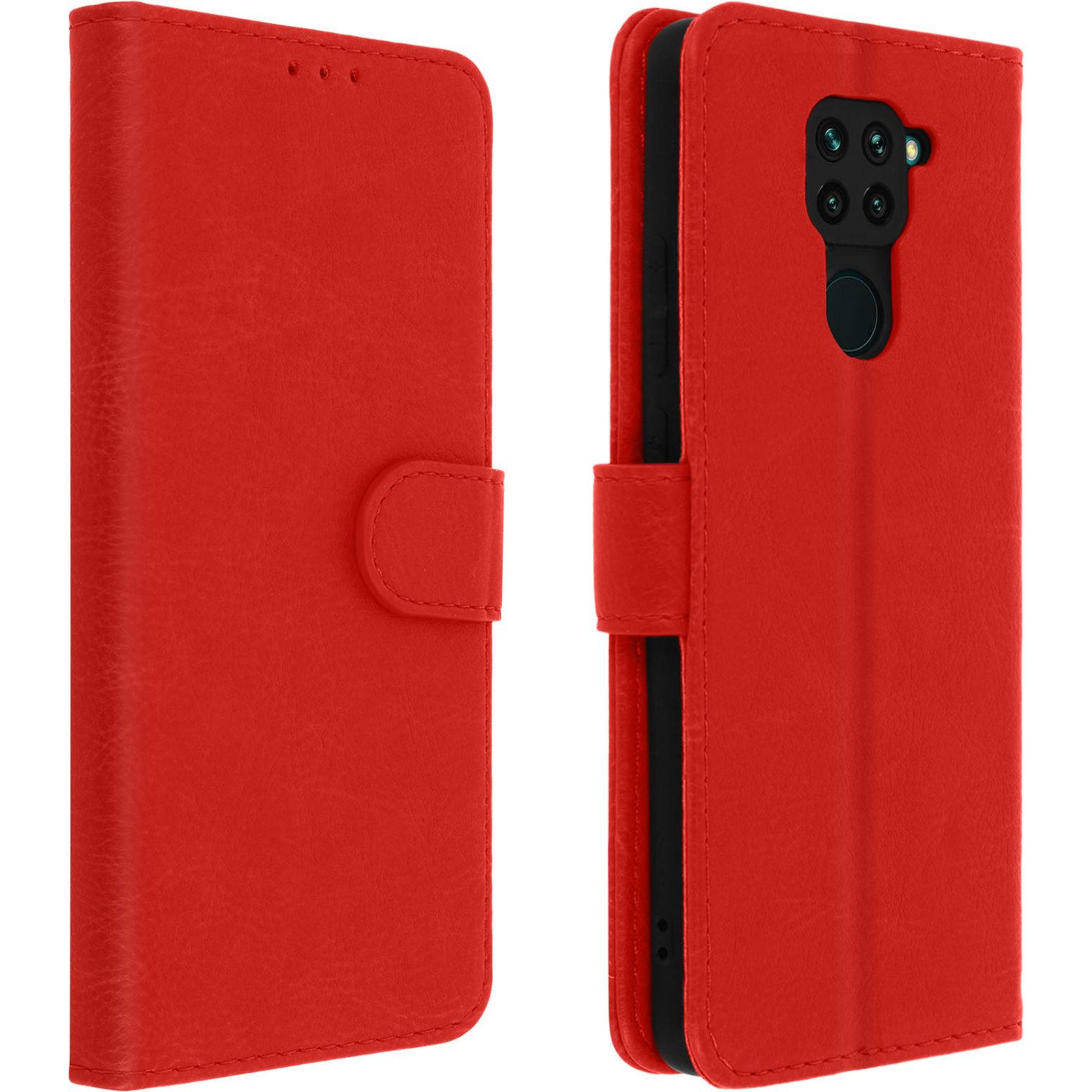 Avizar Chester Series (Xiaomi Redmi Note 9), Smartphone Hülle, Rot