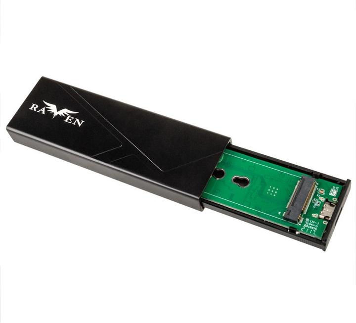 Actual product image Silverstone SST-RVS03 M.2 SSD Enclosure, USB-C (M.2 2280)