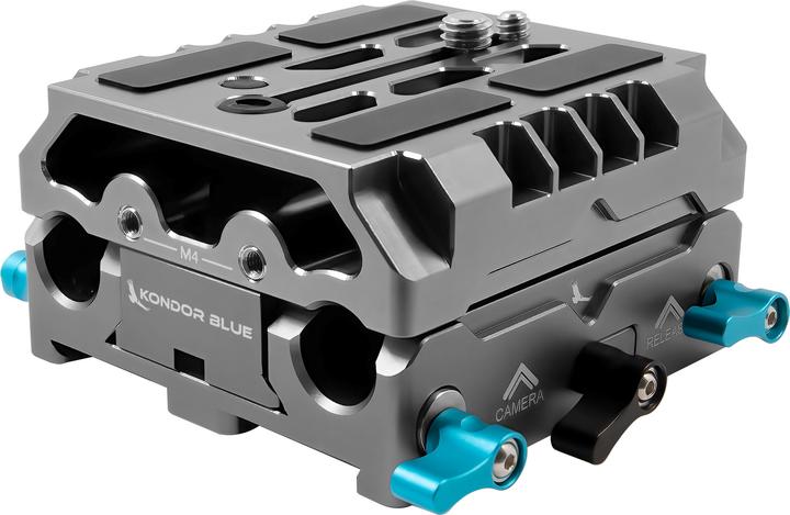 Immagine prodotto Kondor Piastra a ponte ARRI LWS blu per Cinema Cam con rialzo per Red Komodo