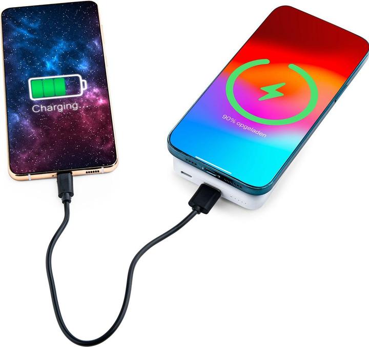 Productafbeelding Mojogear Wireless 10000mAh PowerBank Magnetic White (MG-PB8-WHITE) (10000 mAh, 22.50 W, 37 Wh)