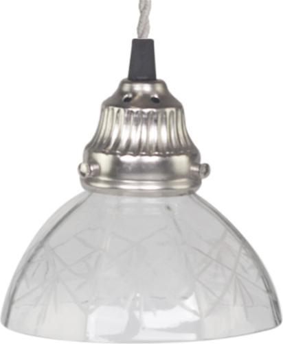 Produktbild Chic Antique Lampe mit geschliffenem Glas, handgemacht, 13cm (E14)