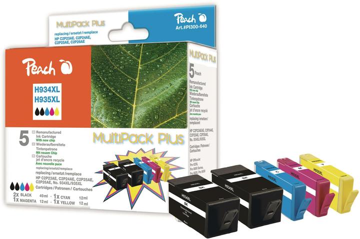 Actual product image Peach 934XL, 935XL Multipack (M, C, Y, FC)