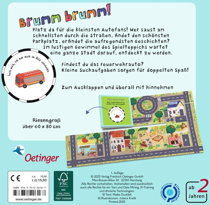 Produktbild Mein Spielteppich-Buch. Stadt (20.30 x 20.20 cm)