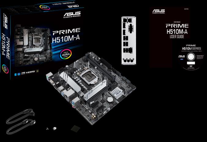Produktbild ASUS PRIME H510M-A Motherboard (LGA 1200, Intel H510, mATX)