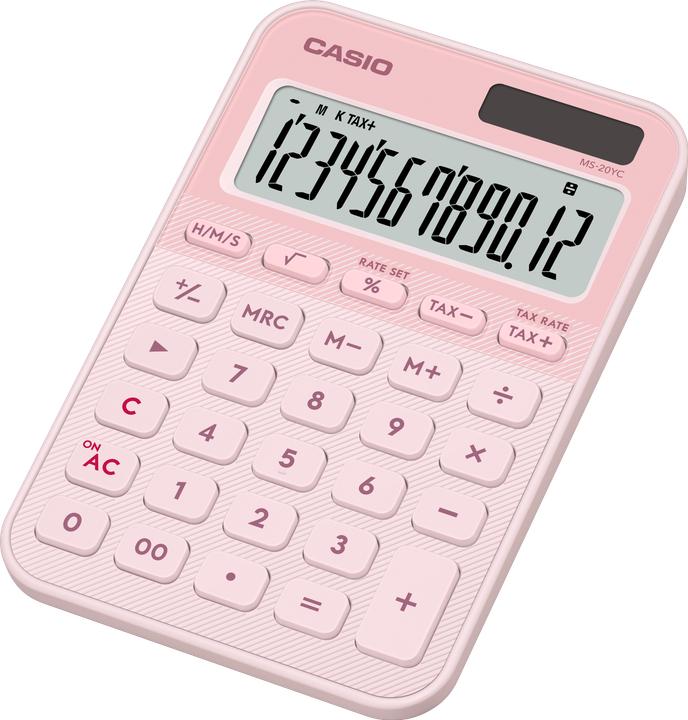 Actual product image Casio MS-20YC-LP rosa (Batteries, Solar cells)
