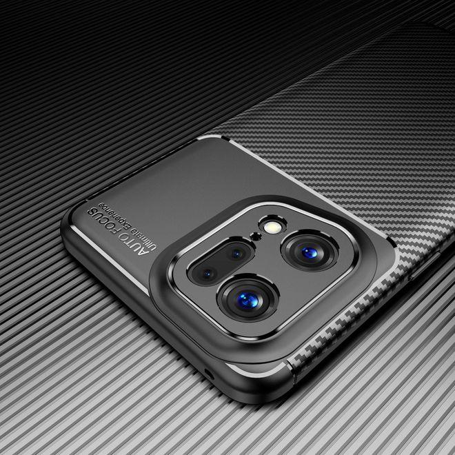 Actual product image MU Style Carbon Fiber TPU Softcase Series (Oppo Find X5 Pro)
