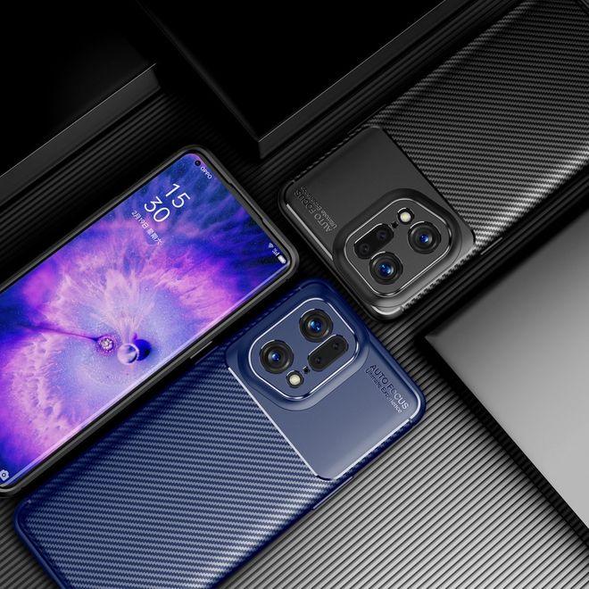 Actual product image MU Style Carbon Fiber TPU Softcase Series (Oppo Find X5 Pro)