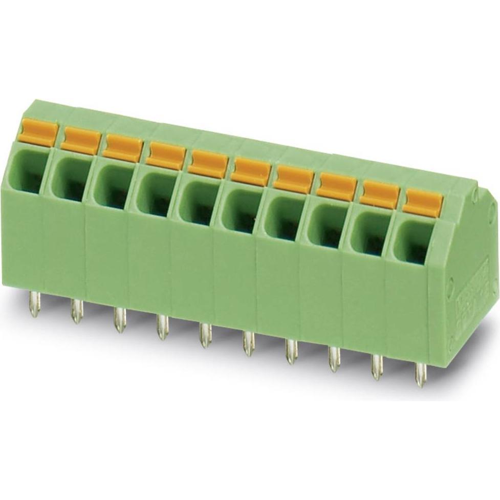 Phoenix Contact PHOE Leiterplatten-Anschlussklemme, Elektronikkabel + Stecker, Grün