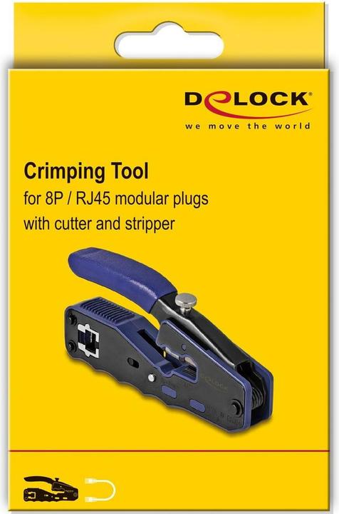 Actual product image Delock Crimping tool for 8P/ RJ45 modular plugs (135 mm)