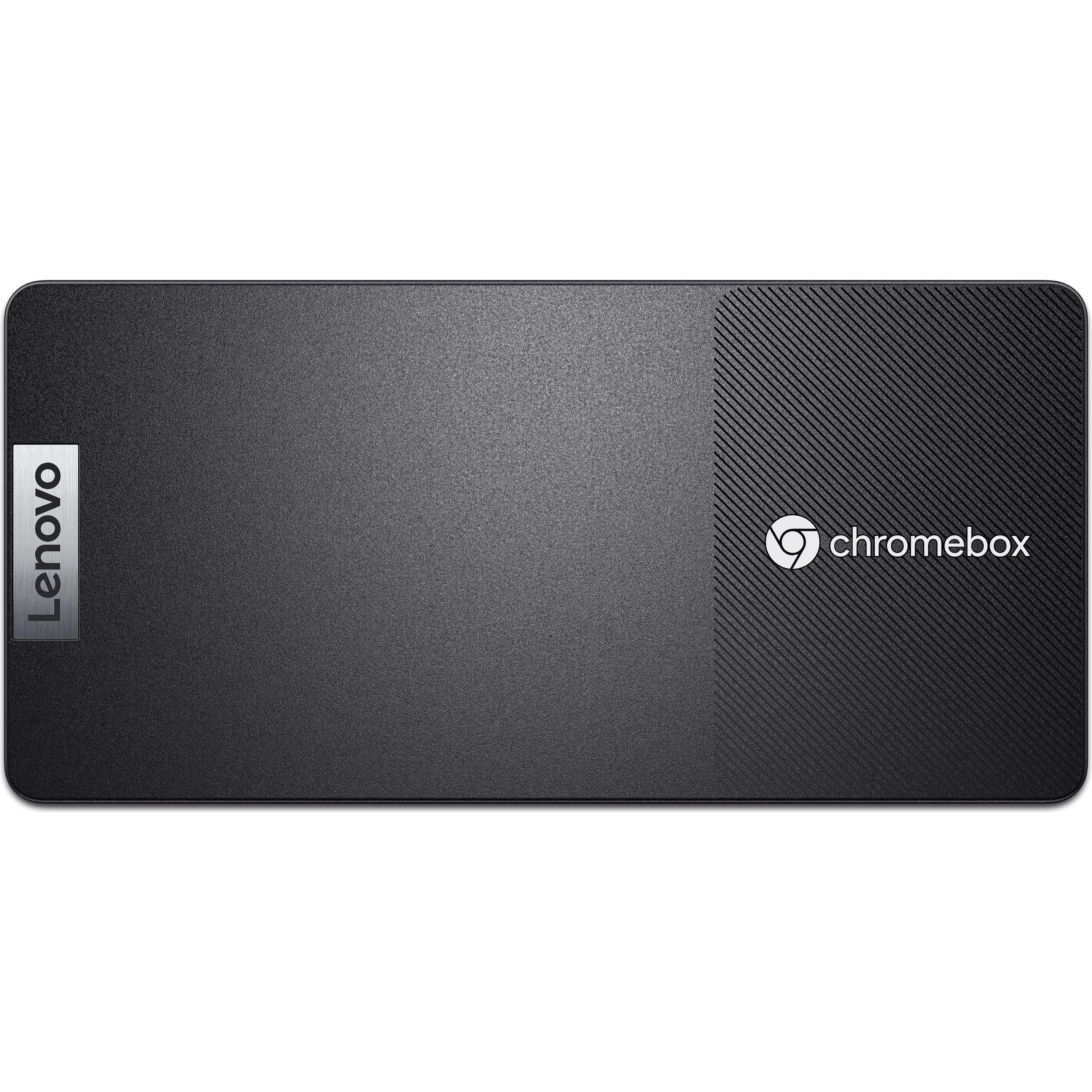 Lenovo Chromebox Micro (32 GB, 8 GB, Intel Celeron N4500, Intel UHD Graphics), PC, Schwarz