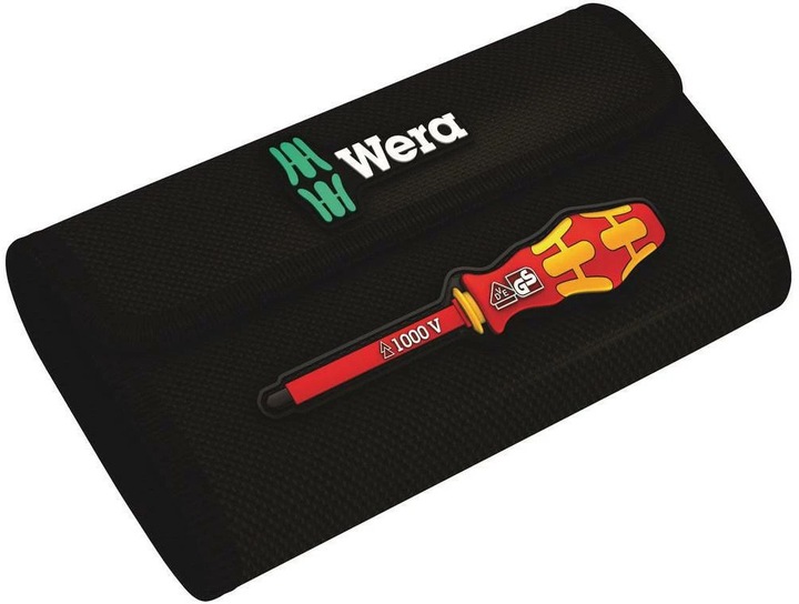 Actual product image Wera VDE interchangeable blade set (Slotted screws, Torx (TX), Pozidriv cross recess (PZ), Phillipps cross recess (PH))
