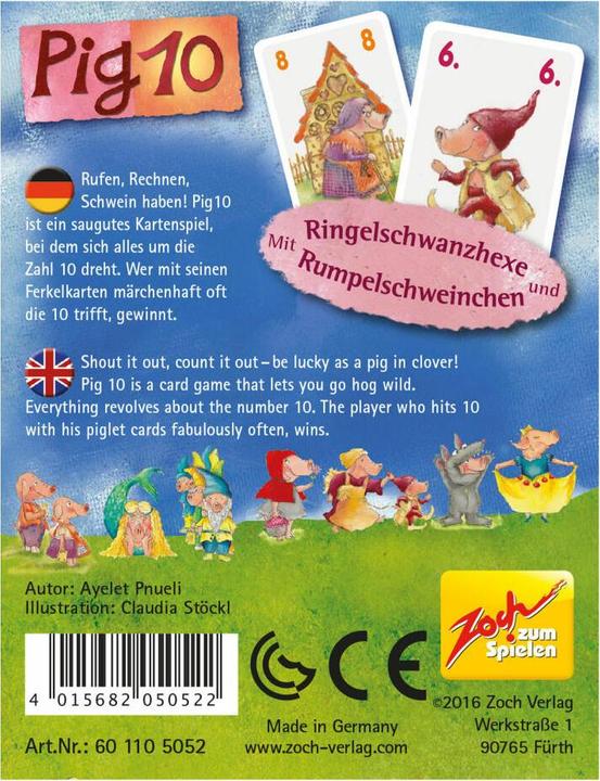 Actual product image Zoch Pig 10 (German, English, French, Italian)