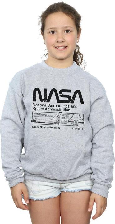 Immagine prodotto Nasa Classic Space Shuttle Felpa Ragazze (152, 158)