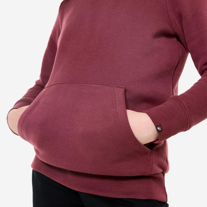 Produktbild Domyos Kapuzenpullover Kinder Baumwolle - violett (152)