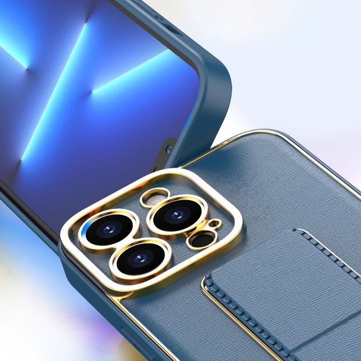 Produktbild Hurtel Neue Kickstand Case Hülle für iPhone 12 Pro mit Ständer Lila (Apple iPhone 12 Pro)