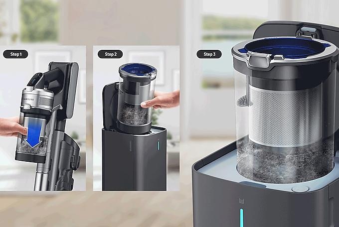 Actual product image Samsung VCA-SAE903/WA Cleaning station, for Jet 75 / Jet 90