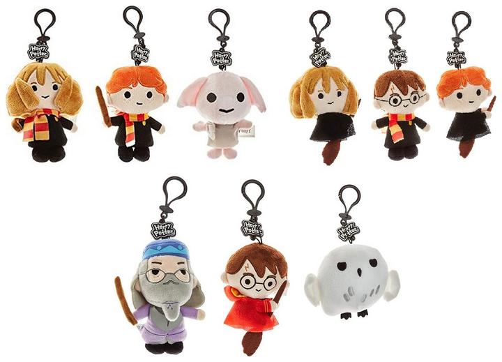 Actual product image Harry Potter présentoir porte-clés peluche 8 cm (18)