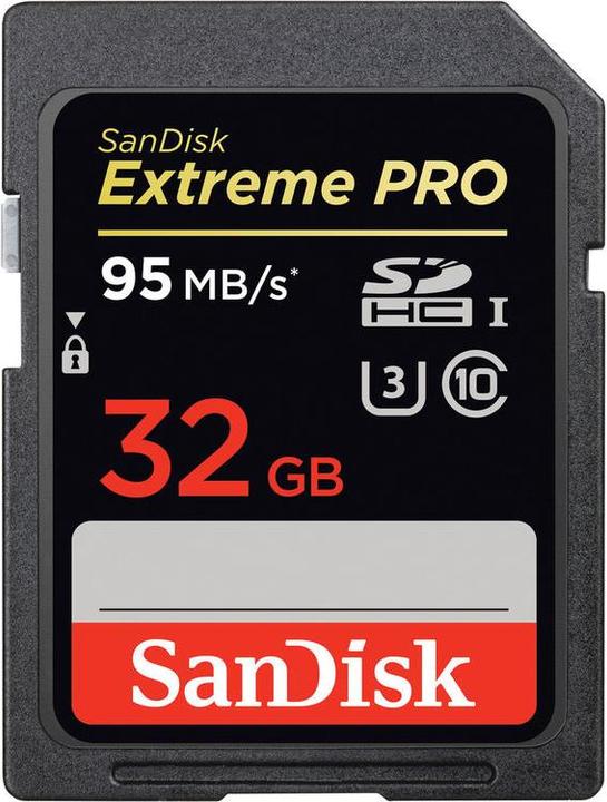 Immagine prodotto Sandisk Extreme Pro SDHC UHS-I (32 GB, SDHC, U3, UHS-I)
