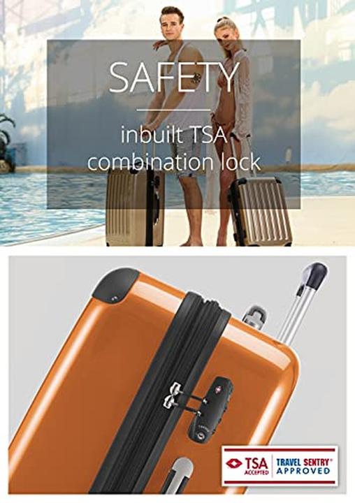 Actual product image Hauptstadtkoffer TSA Lock Hard Shell Carry-On Luggage with 4 Spinner Wheels