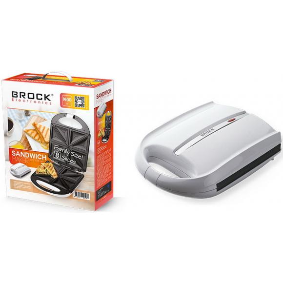 Brock Electronics Opiekacz Brock Karstmaižu pagatavotājs BROCK SSM 3008 WH XXL 1400W SSM 3008 WH (4752131001284), Tostapane