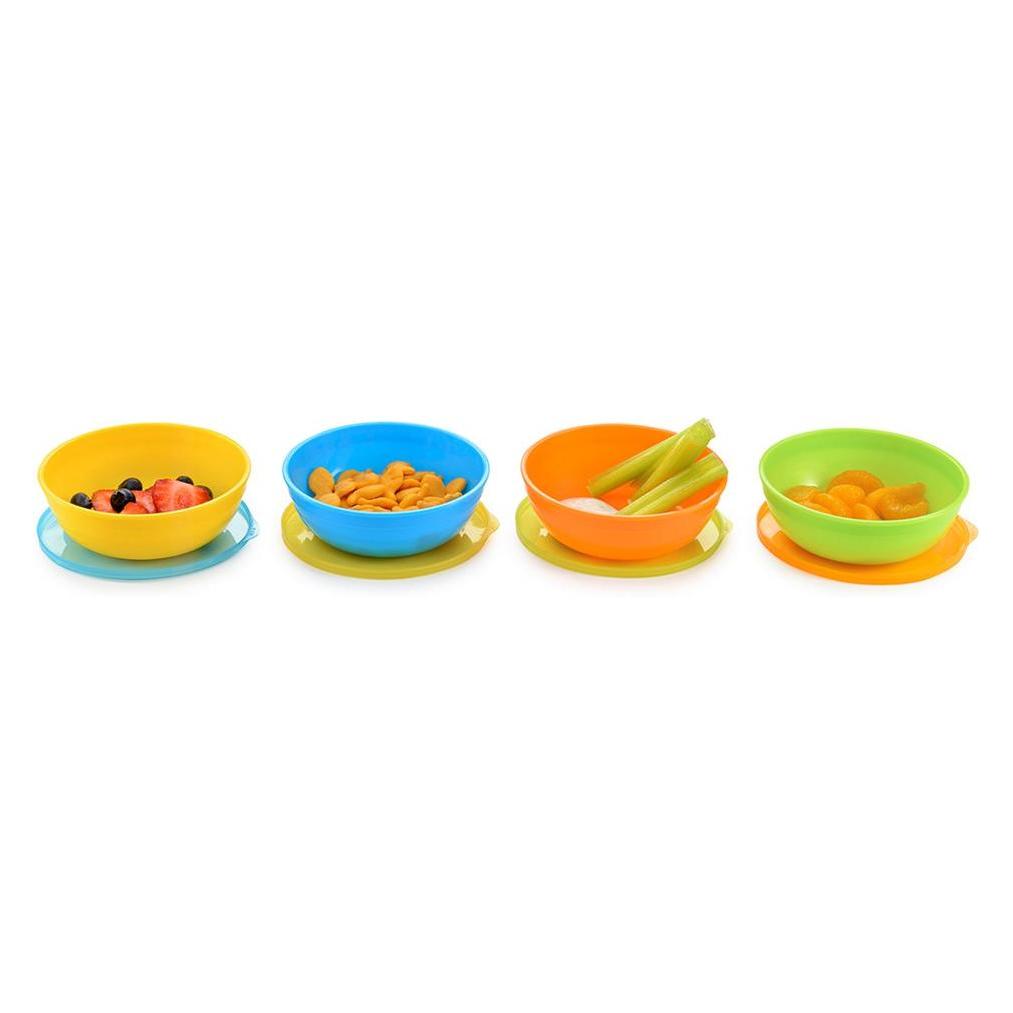 Munchkin, Kinderservies + Bestek, Kom/lepel Set (10 Stuks)