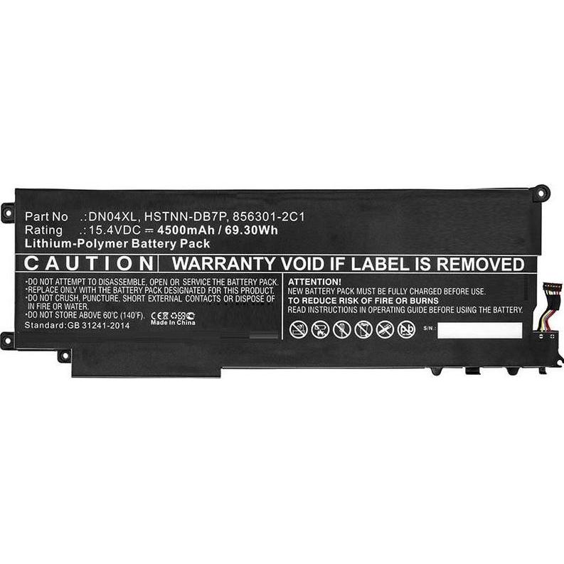 Thumbnail - CoreParts Laptop Battery for HP (4500 mAh), Notebook Akku, Schwarz